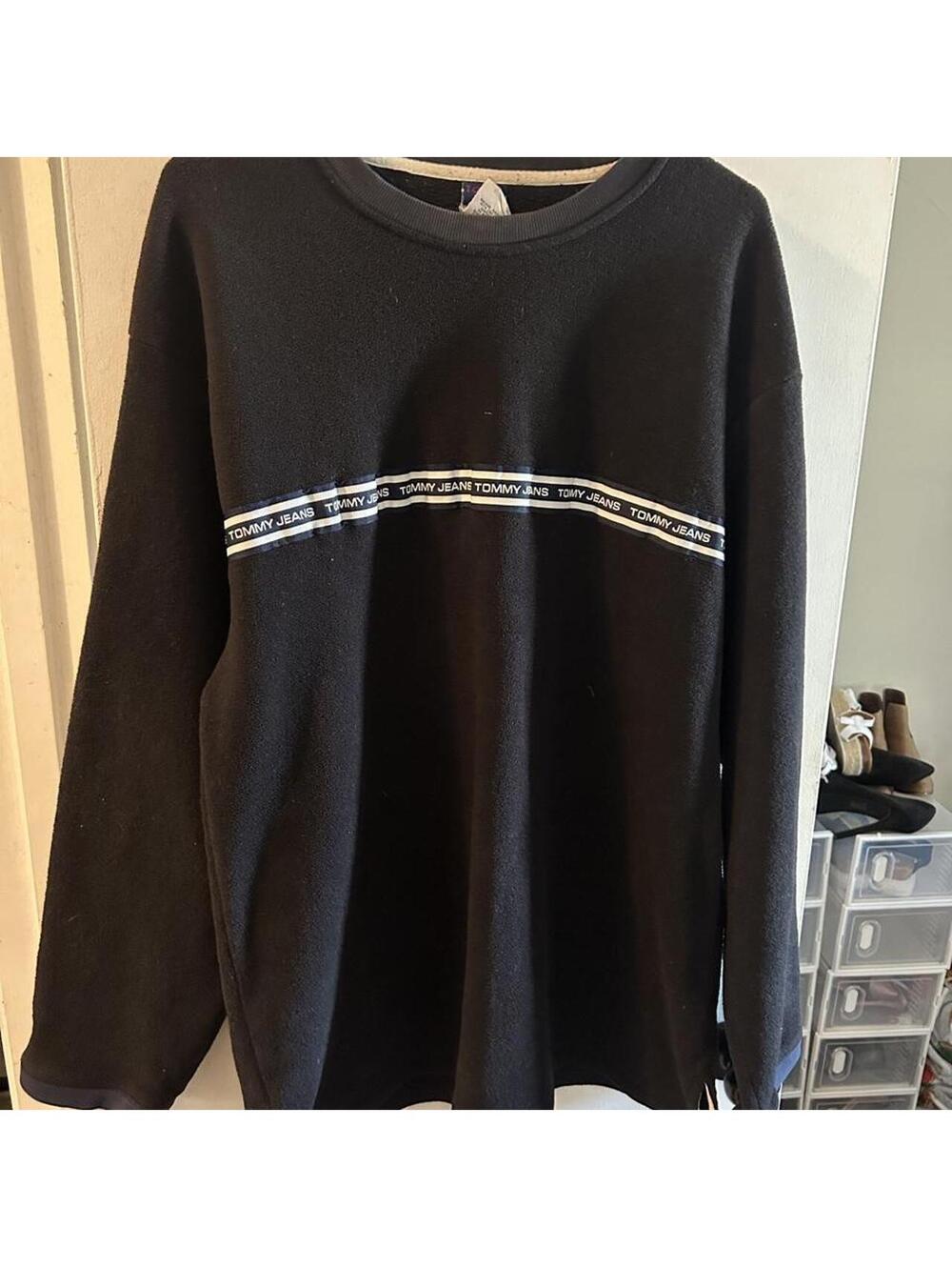 Vintage Tommy Hilfiger Jeans fleece sweater size XL